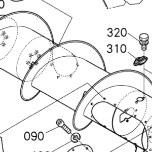 Auger Drum (5T078-5211-0)