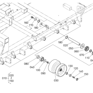 Roller track rakitan (5T078-2310-0)