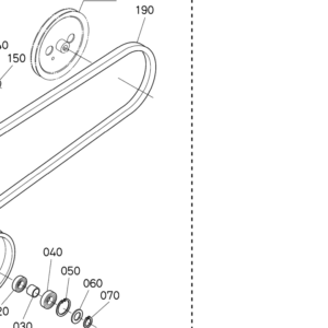 Cleaning Drive V-Belt (5T051-6457-0)