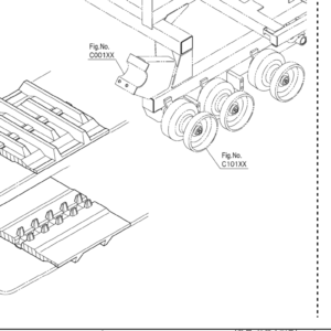 Karet crawler track (5T076-2312-0)